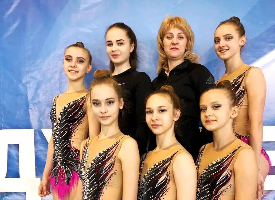 Гимнастки спортшколы Олимп — копия