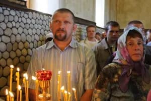 Праздник в монастырской обители в Андрюках