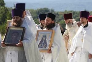Праздник в монастырской обители в Андрюках