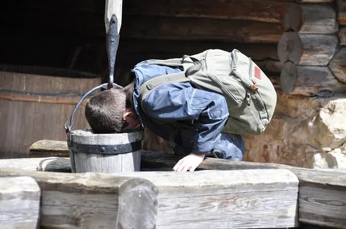 Колодец, дай воды напиться