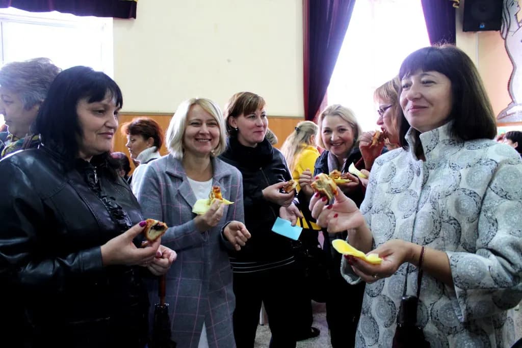 Конкурс пирогов в станице Переправной