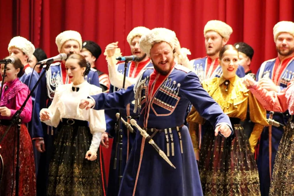 Кубанский казачий хор в Мостовском