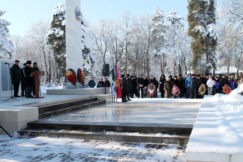 Митинг к 73-й годовщине освобождения Мостовского района