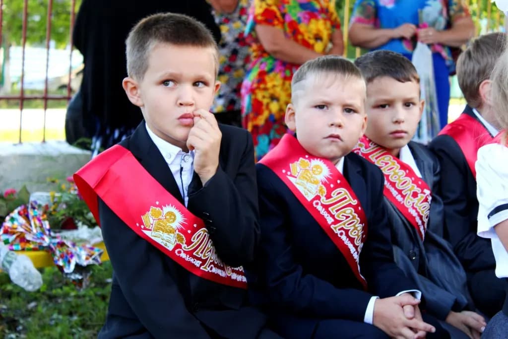 Первоклассники школы № 5