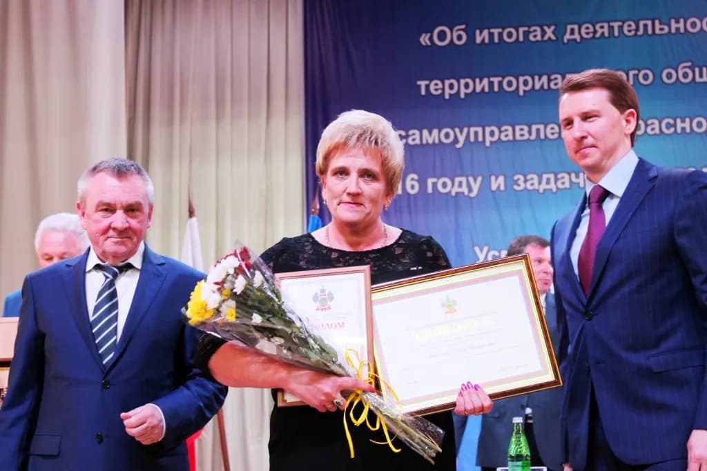 Победитель конкурса ТОСов Елена Баштовая