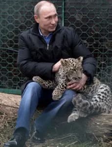 Путин с Леопардом