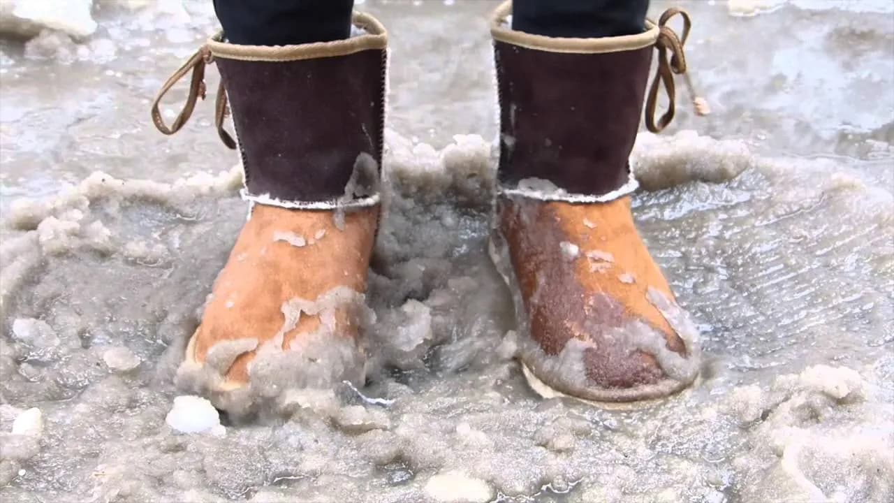Помесим снежную кашу