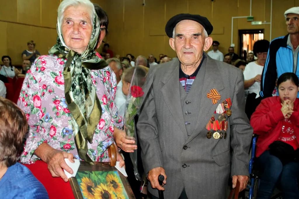 Супруги Поповские из села Солёного