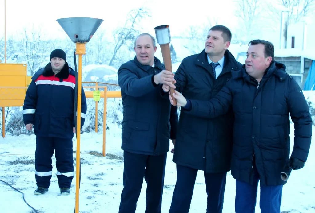 Запуск газа в Андрюках
